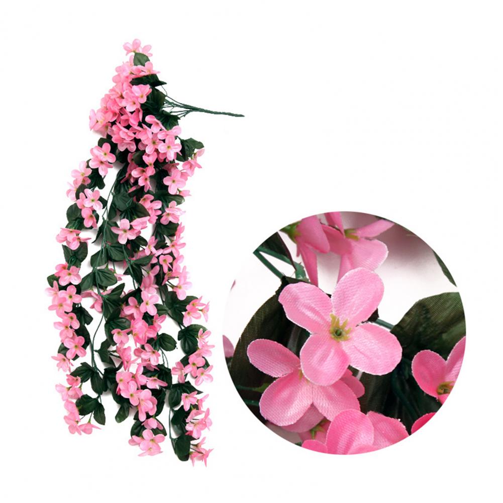 Simple Natural Style Artificial Vines Silk Artificial Flowers for Home Decor Uv Resistant Outdoor for Home for Outside