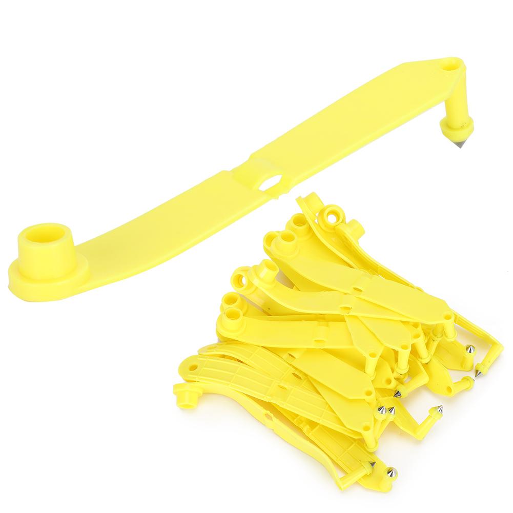 20pcs Sheep Goat Cattle Ear Tag Livestock Earrings Ear Tag Label for Animals Idetification