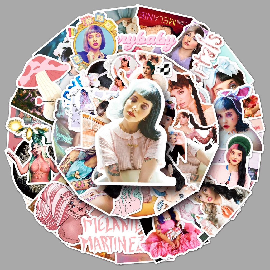 50 Melanie Martinez Waterproof Decorative Stickers - European & American Star Design Sheets
