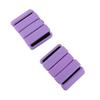 1Pair 2lb Wrist Ankle Weights Silicone Wearable Workout Weights for Exercise Running Fitness Purple