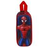Double 3D Pencil Case - Spiderman Solid - Blue - One Size