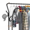 Kleiderschrank Kleiderständer Ständer Stehend Garderobe Doppelregal Regale Regal Groß [D-Sz1]