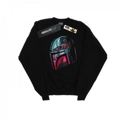 Boys The Mandalorian Mandalore Helmet Reflection Sweatshirt