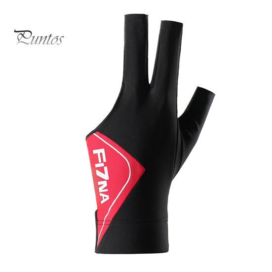 

1 шт. Перчатка для бильярда с эластичной застежкой-лентой, регулируемый дизайн, нескользящая, для левой руки, 3 пальца, для бильярда красный