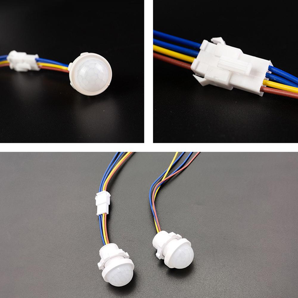 AC110-240V DC 12V-24V LED PIR No Adjustable Delay Human Body Infrared Detector IR Infrared Motion Sensor Light Switch For Home