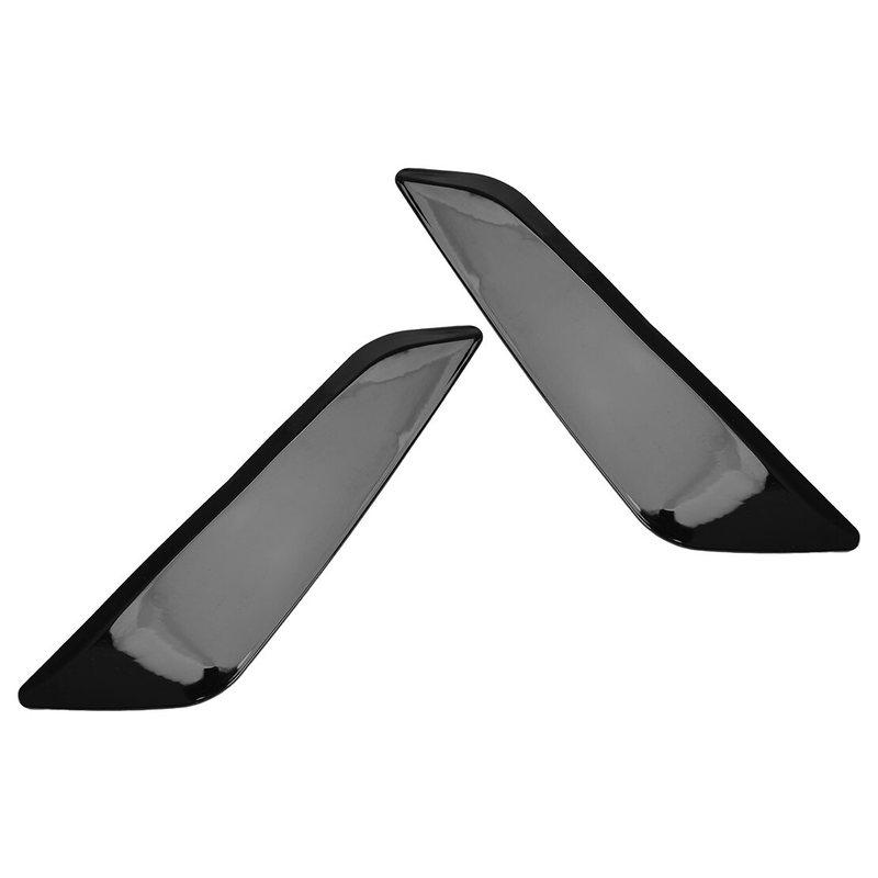 1 Pair Car Side Fender Vent Grille Cover Trim Fit for BMW 5 Series G30 G31 2018- Gloss Black ABS