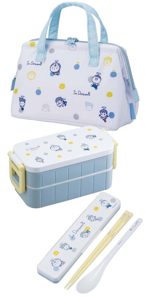 Skater Insulated Clasp Lunch Doraemon Bag, KGA1-A