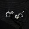 Sterlingworth Icy Ring-D1 Silver Earrings