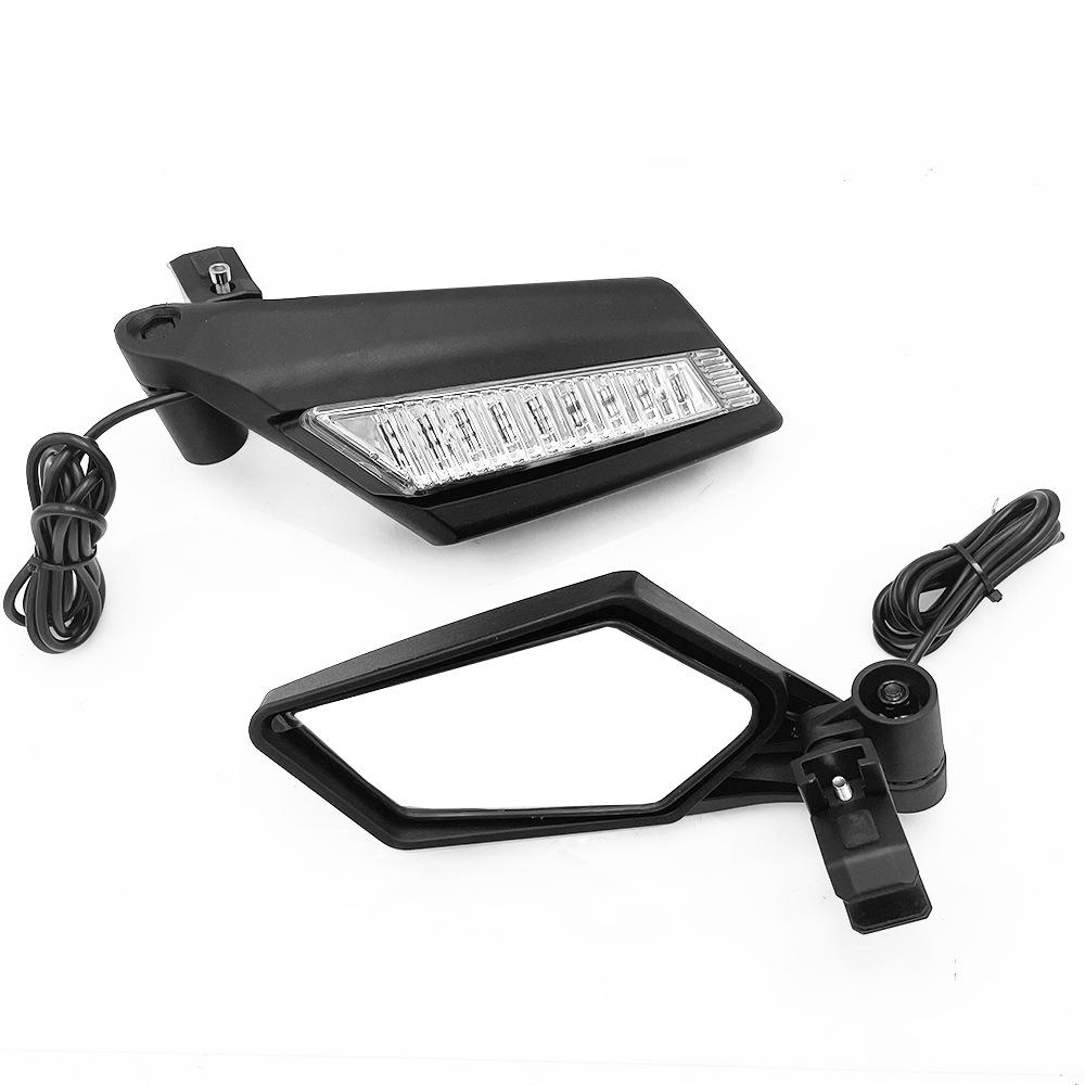 

Зеркала заднего вида UTV 180° 360° регулируемые 715002898 для Can Am Maverick X3 Max R RR 4x4 XMR XDS Turbo DPS 2017-2025 17D with lights