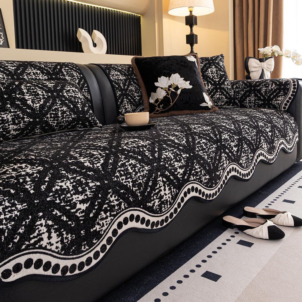 Chenille Modern Couch Cushion Durable Wear Resistant Furniture Protector Universal Four Seasons Seat Mat