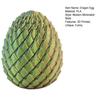 Twist Fidget Egg 3D Printed Spiral Fidget Dragon Egg Smooth Rotating Stress Relief Desk Toy Unique Easter Basket Stuffers for Adults Relaxation