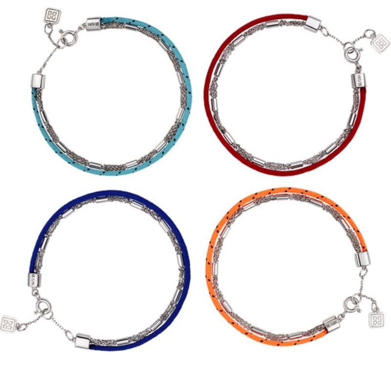 BE/GINS LA LIGNE TWOSOME BRACELET YELLOW DOT