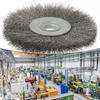 Heavy Duty Stainless Steel Wire Brush for Angle Grinder 4 5In 0 52in Bore