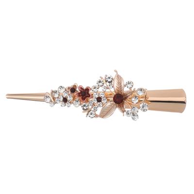 Floral Bun Maker Women Hair Accessory Bobby Pin Delicate Headdress Bride Barrette Hair Care Styling Braiders Accessories