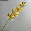 11 Heads Artificial Silk Cymbidium Branch Handmade Realistic Artificial Orchid Flower Real Touch Fake Flowers Photography Studio