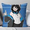 Eeiris Zzuro Vtuber Anime Pillow Case Fashion Square Pillowcase Bedroom Sofa Room Ins Decoration Leisure