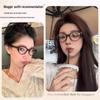 Retro Cat Eye TR90 Frame Glasses: Anti-Blue Light, Plain Lenses for Women 81059