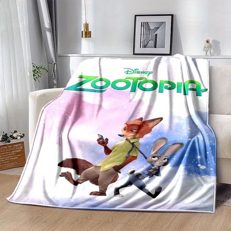 1 ks, Domácí dekorace inspirovaná Zootopií: Útulná deka Perfektní dárek do ložnice, obývacího pokoje, na cesty, kempování, do auta