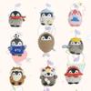 Koupen Penguin Chan Plush Toy Pendant Cartoon Pp Cotton Key Chain Decorate Bag