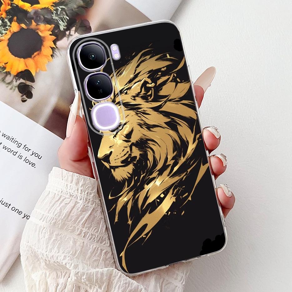 For Vivo Y200 5G Case Vivo V40 Lite Beautiful Butterfly Painted Cover Soft Slim Phone Case For Vivo Y300 Y 200 V40Lite 5G Bumper