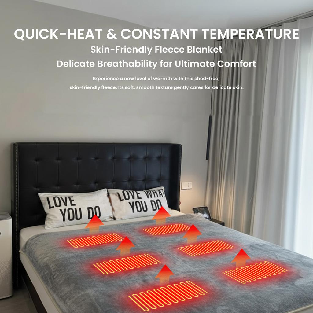 Camping Heizung Schlafmatte Tragbar USB Heizpads Schlafsack Matratze 3 Einstellbare Temperatur für Outdoor Wandern Picknick