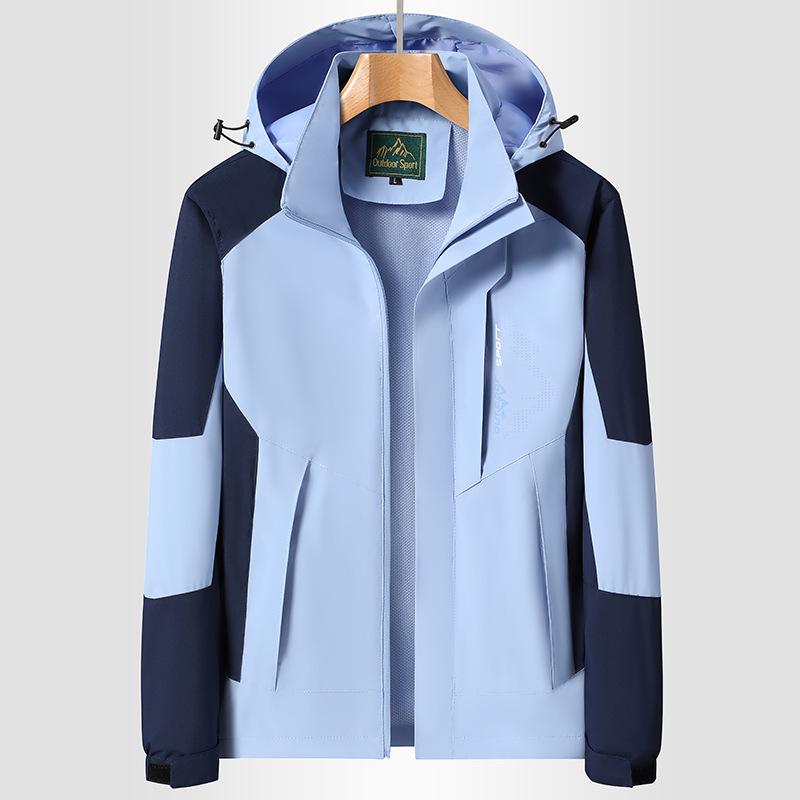 Unisex Waterproof Windproof Rain Jacket for Spring/Autumn - Lightweight Outdoor Travel & Mountaineering Coat