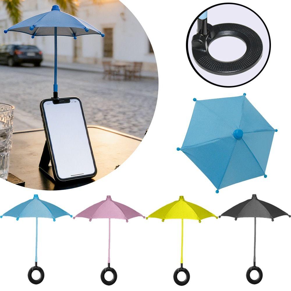 Flexible Angle Design Phone Umbrella Sun Shade Magnetic Phone Stand  Cycling Protection