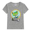2025 Divertente Cartone Animato Stampa Garage di Gecko Abbigliamento per Bambini Magliette per Bambine Nuovi Vestiti Top Moda Estiva Maglietta da Bambino