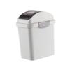 Creative Garbage Can with Shaker Cover Simple Storage Bucket Rubbish Bin Rectangle Wastebasket