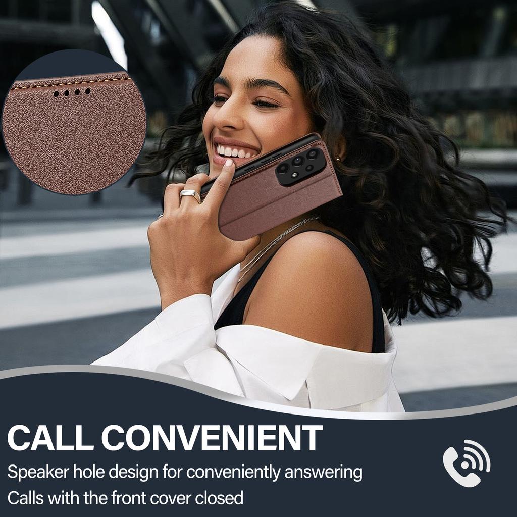 LC.IMEEKE L1 Series for Samsung Galaxy A53 5G Case PU Leather Wallet Stand Protective Phone Cover