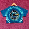 Pink Floyd Dark Side of the Moon 1973 USA-turné Tie Dye Croppad Topp