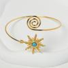 Fashion Wide Open Bangle Metal Arm Bracelet New Armband  Jewelry Accessories