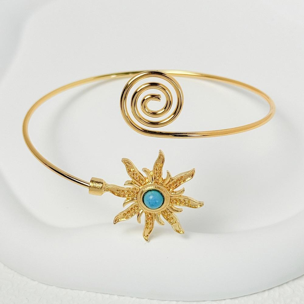 Fashion Wide Open Bangle Metal Arm Bracelet New Armband Jewelry Accessories