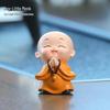 Handmade Cute Little Monk Resin Ornaments for Desktop Decoration