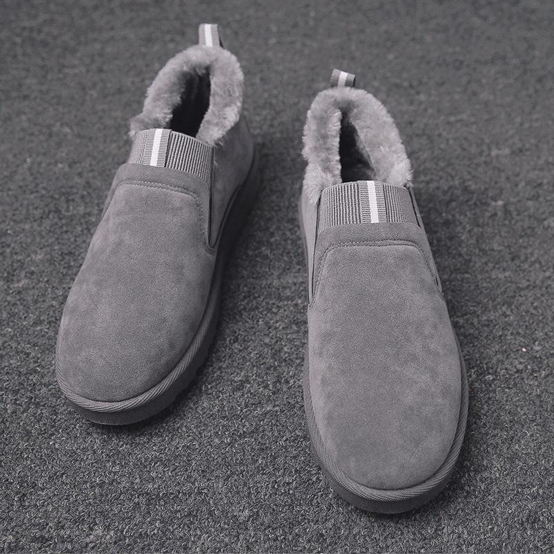 

Зимние мужские зимние ботинки мужские зимние плюс бархатные теплые толстые нескользящие хлопковые туфли с круглым носком удобные кроссовки повседневные туфли на плоской подошве 44