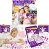 Unicorn Diary Set For Girls With Stickers And Craft Supplies For Creative Journaling