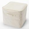 MUJI Soft Box, Large Size, 35cm (W) X 35cm (D) X 32cm (H), Polyester Linen, with Lid, Item Number