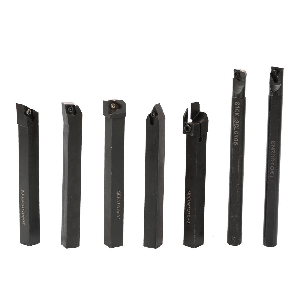 21PCS Multifunktionale Vhm Einsätze Halter Langweilig Bar Mit Schraubenschlüssel Für Drehmaschine Drehen Werkzeuge