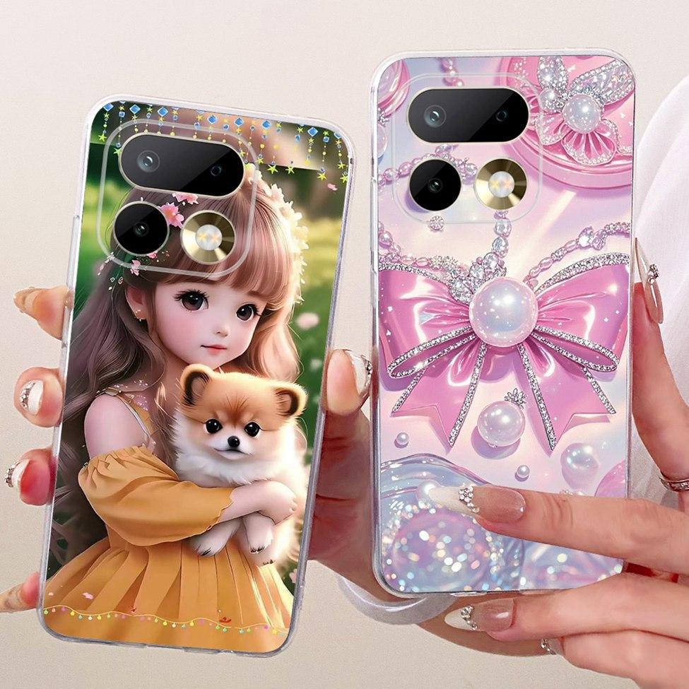 6.78'' For Realme 16Pro RMX5121 RMX5120 Case For Realme 16 Pro Cover Fashion Butterfly Cute Cat Cool Painted Soft Phone Casing