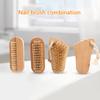 Wooden Cleaning Nail Brushes Manicure Pedicure Soft Remove Dust Nail Brushes File Care Tools With Hanging Rope Exfoliating
