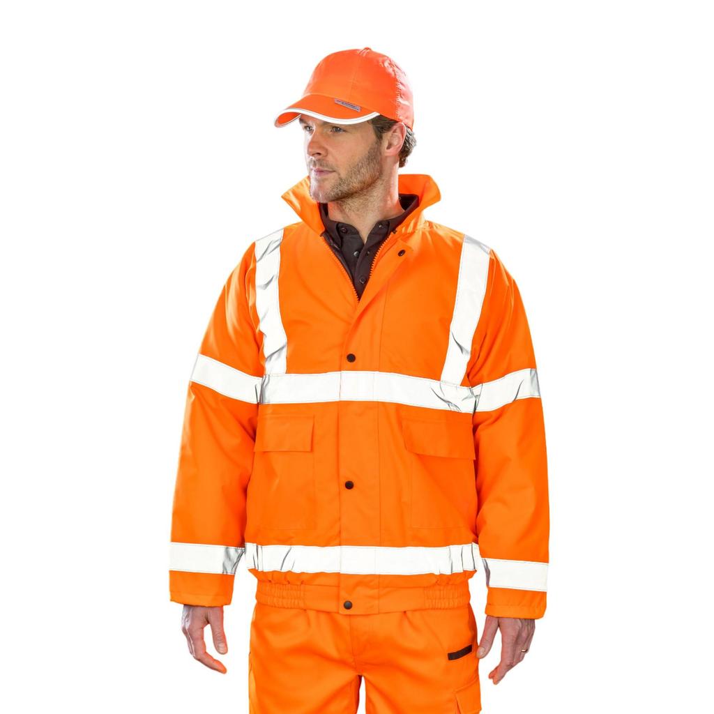 SAFE-GUARD by Result Mens Hi-Vis Winter Blouson Jacket