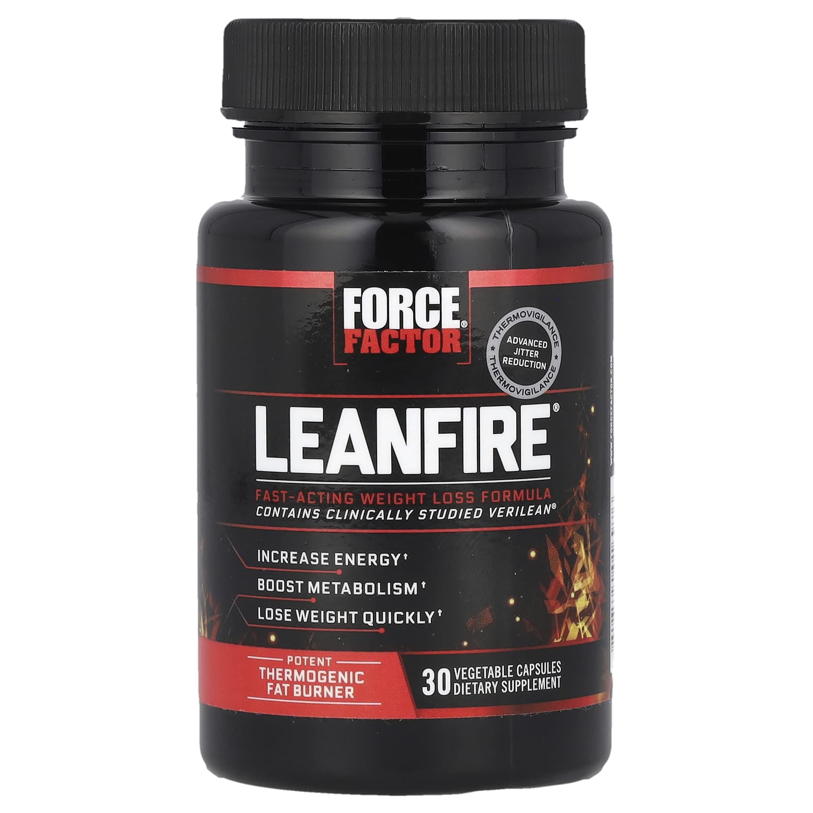 

Force Factor, LeanFire®, 30 овочевих капсул