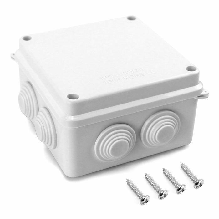 Boîte De Dérivation - QWORK - WD4289 - IP65 - Plastique ABS - Étanche Extérieur