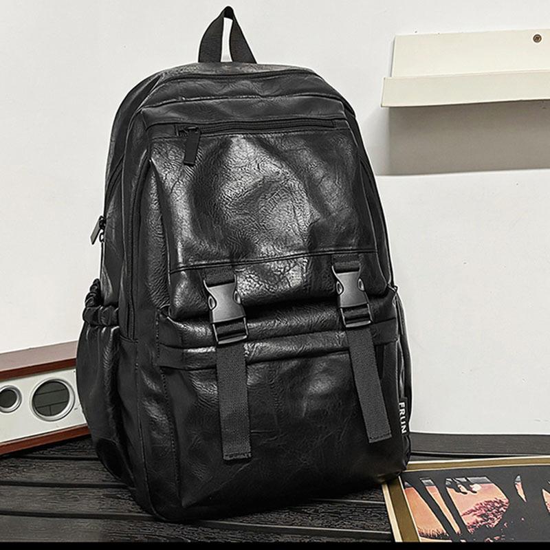 

Travel Backpack Large Capacity Fashion College Student Trend Casual School Bag Backpack Computer Bag School Bag чорний