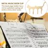 Music Book Note Clamp Cat Shaped Bookmark Tabs Music Clip Music Folder