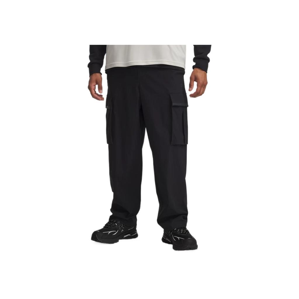 Under Armour Unstoppable Textured Woven Comfortable Versatile Simple Fashion Textured Woven Solid Color Cargo Pants Men pants 6003862-001