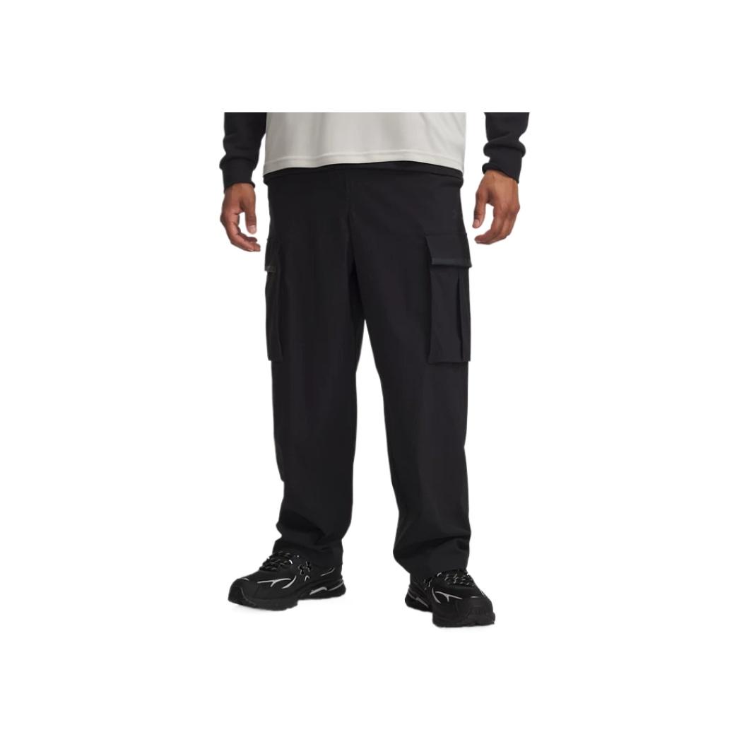 

Under Armour Unstoppable Textured Woven Comfortable Versatile Simple Fashion Textured Woven Solid Color Cargo Pants Men pants 6003862-001 XXL