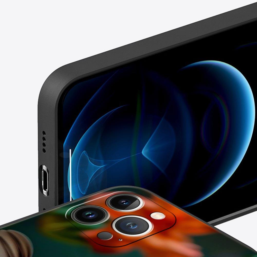 Hummingbird Phone Case For iPhone 17 16 15 Pro Max 11 12 13 14 7 8 Plus SE 2020 X XR XS Cover Soft Black