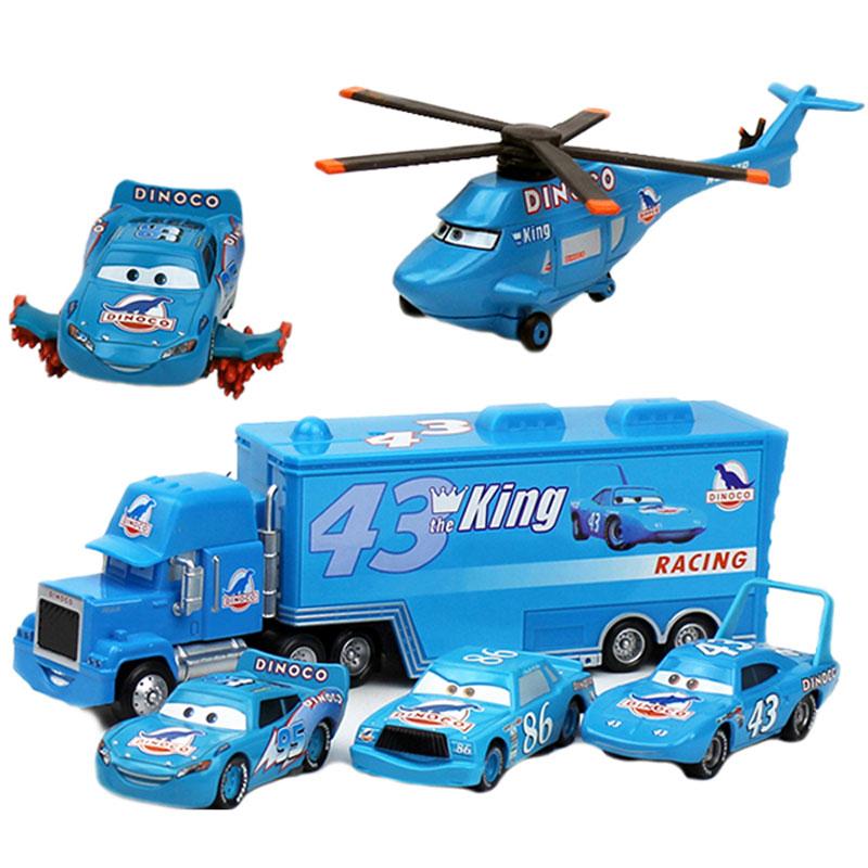Disney Pixar Cars 3 2 Lightning McQueen The-king Chick Hicks mack Onkel Feuerwehrauto Legierung Druckguss Spielzeugauto Kindergeschenk Jungenspielzeug