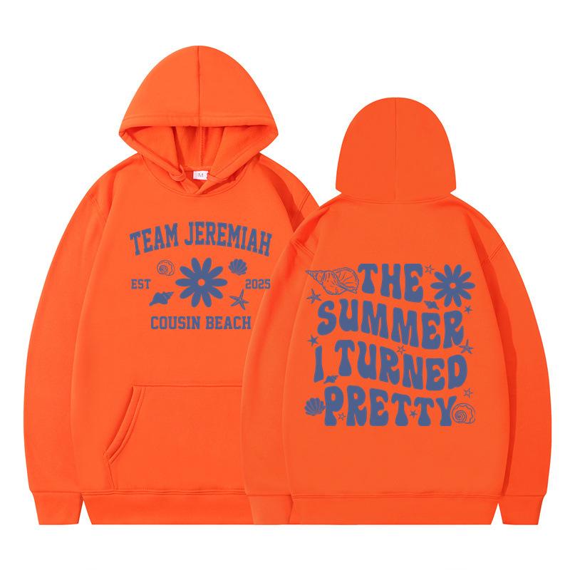 Die Sommer-l Turned Pretty Team Jeremiah Hoodies Herbst Winter Fleece Pullover Langarm Sweatshirt für Männer Frauen